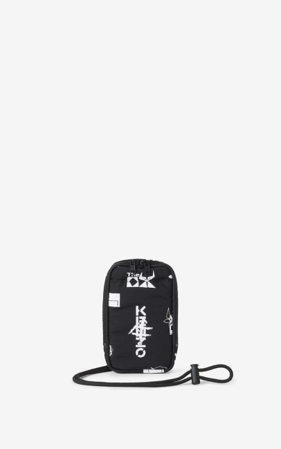 Kenzo Men 'sign & Symbol' Phone Holder Black